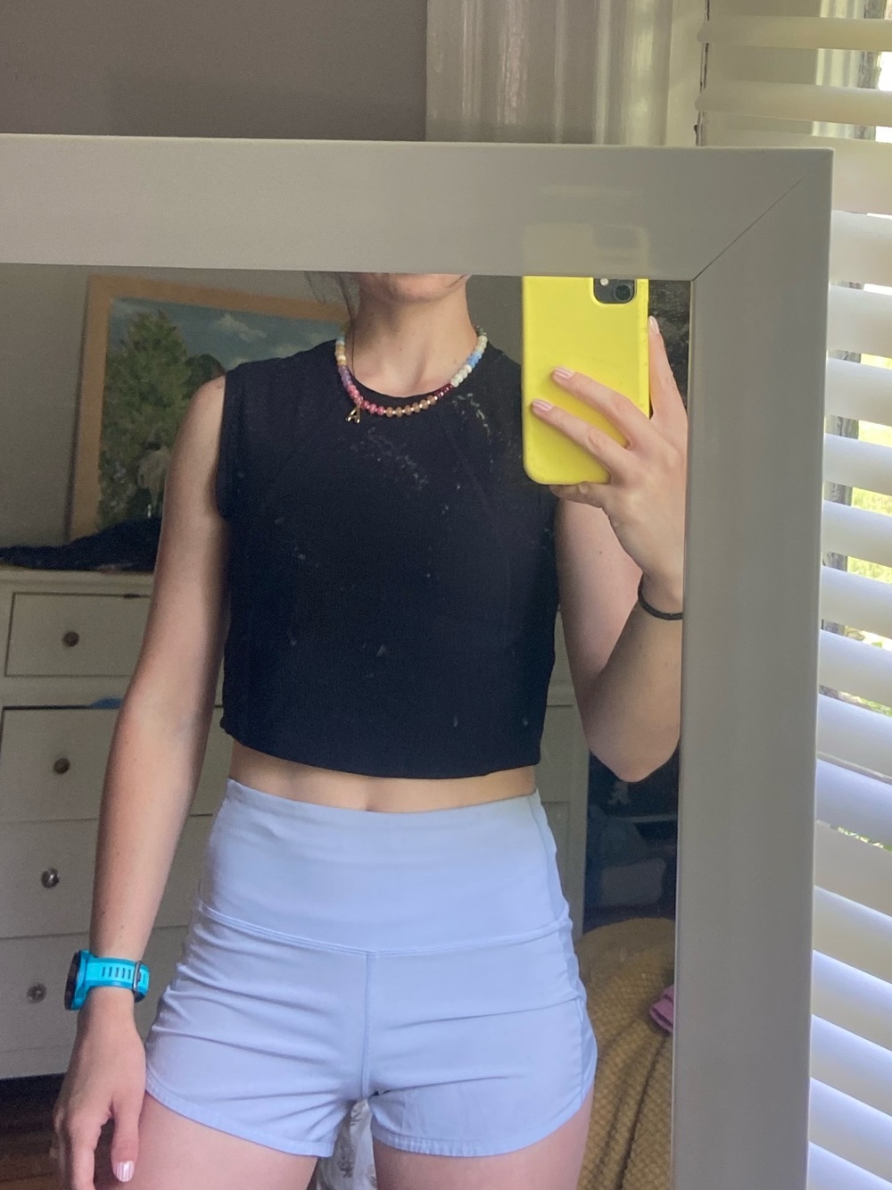 Old Navy PowerSoft cropped rib tank